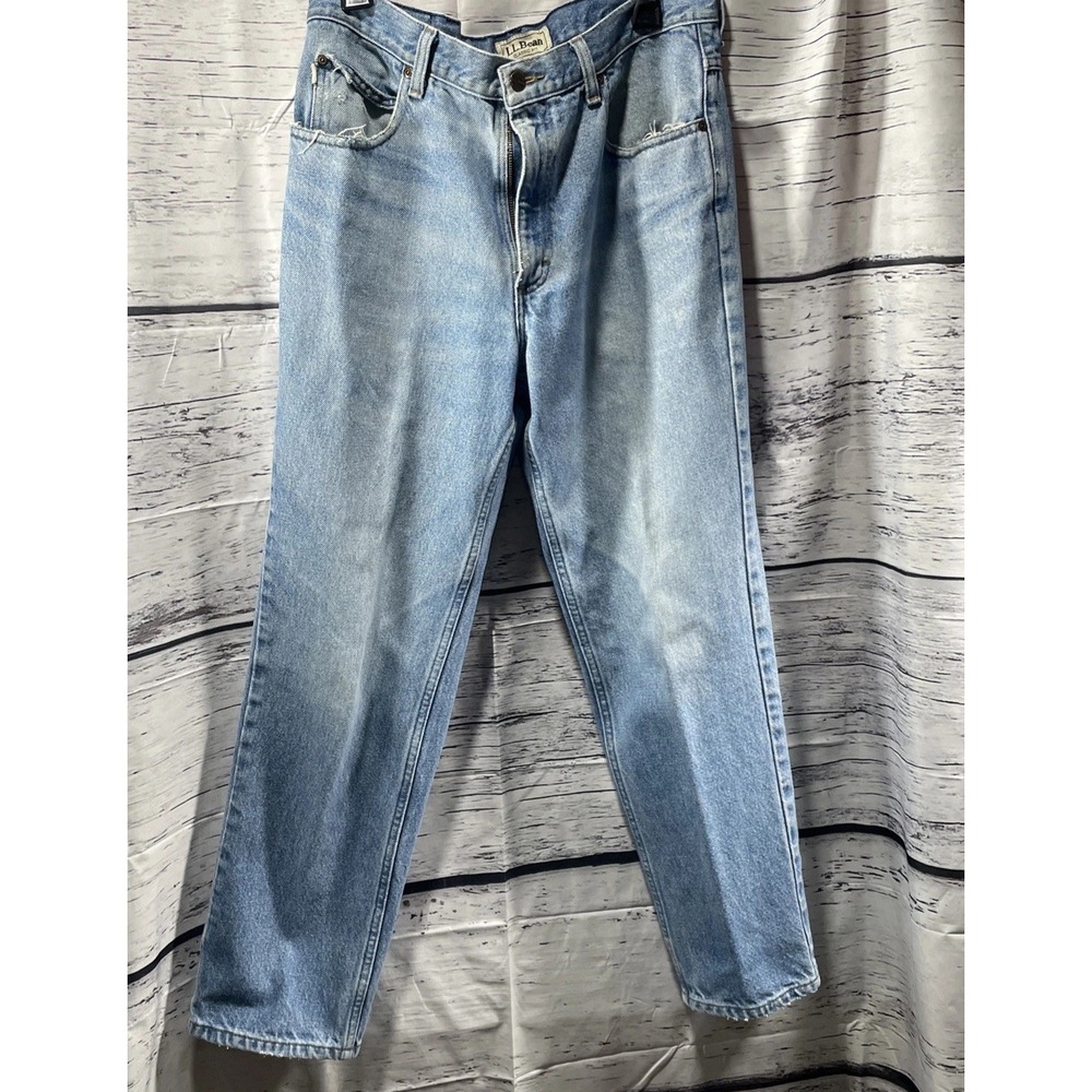 L.L. Bean Classic Fit Straight Medium Wash Men's Jeans (34x29)